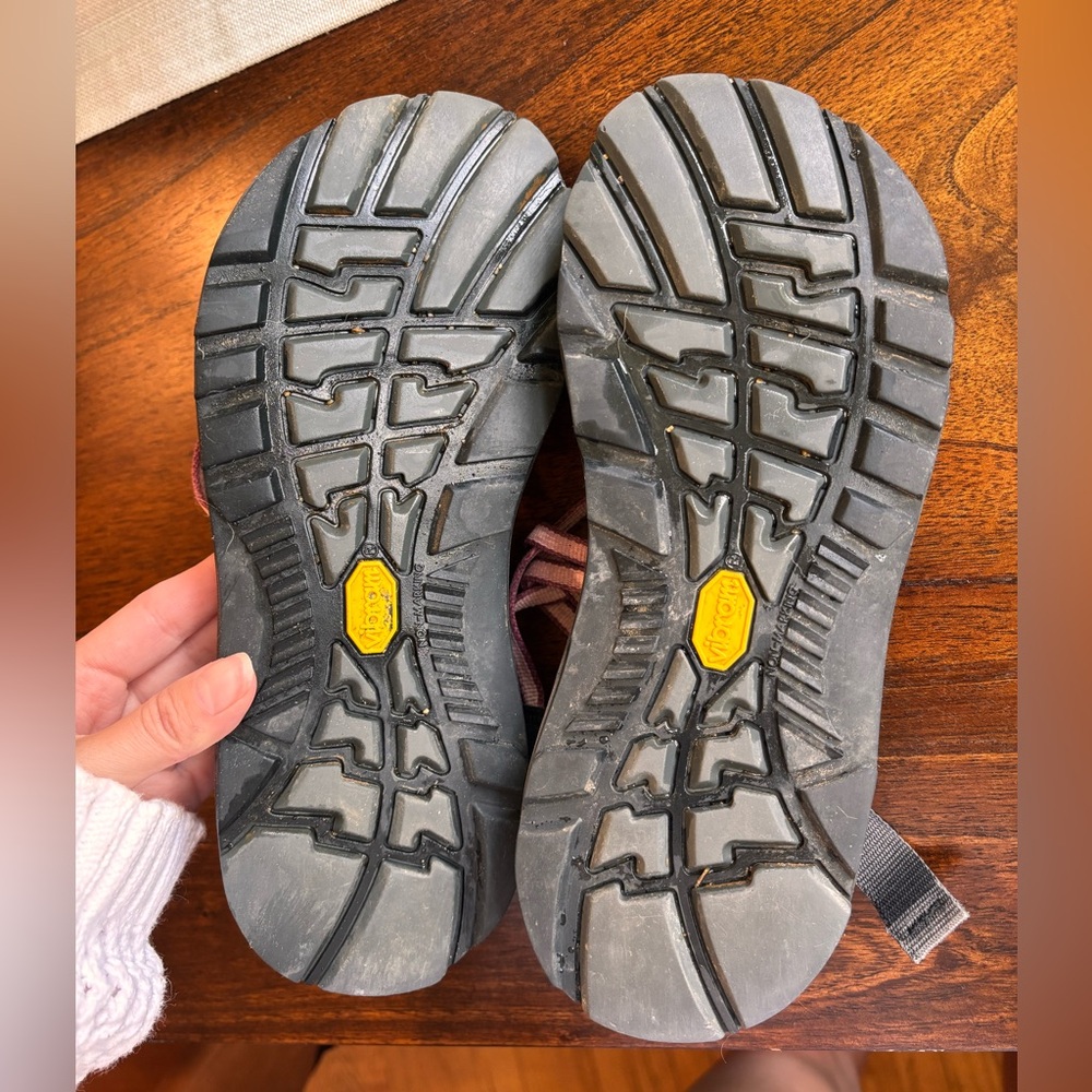 Chaco ZX2 Pink/Purple Duel Strap Sandals - Picture 5 of 6